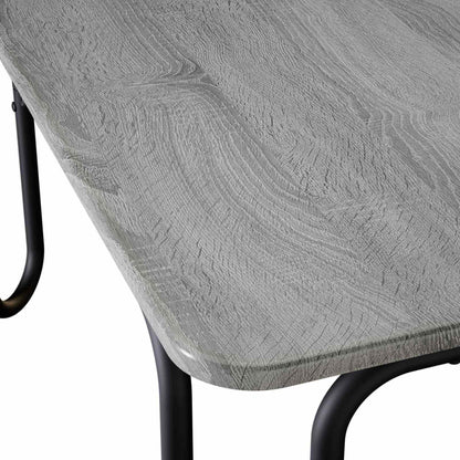 Coffee Table Grey Sonoma 59 x 59 x 45 cm Engineered Wood