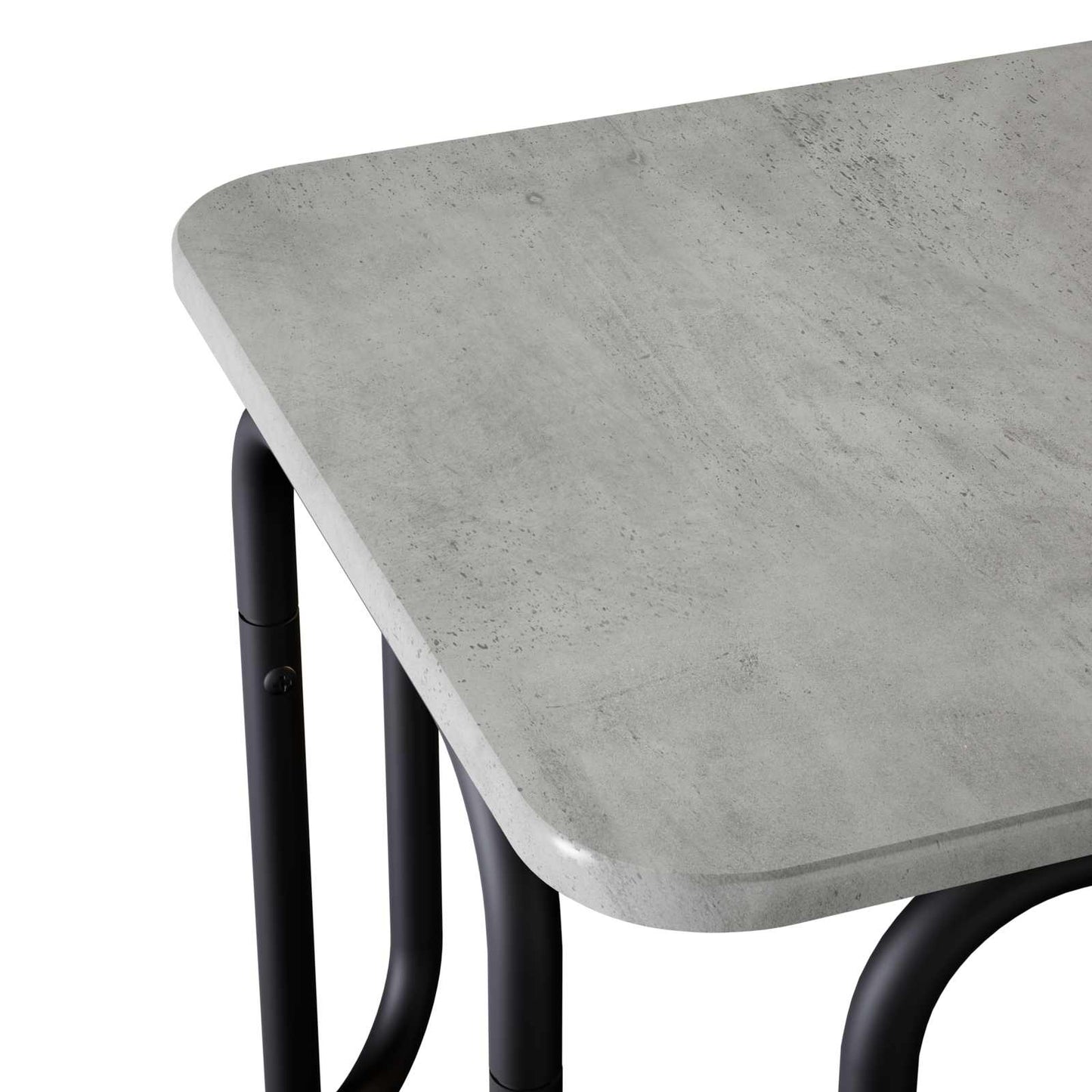 Coffee Table Concrete Grey 79.5 x 40 x 36 cm Engineered Wood