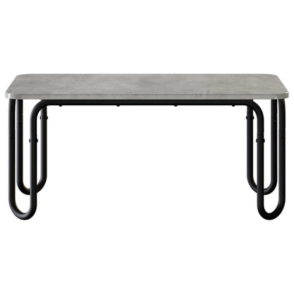 Coffee Table Concrete Grey 79.5 x 40 x 36 cm Engineered Wood