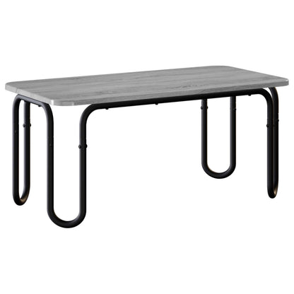 Coffee Table Grey Sonoma 79.5 x 40 x 36 cm Engineered Wood
