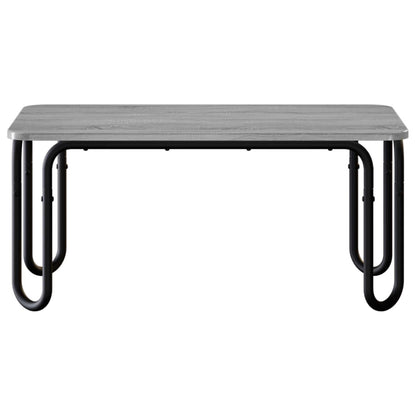 Coffee Table Grey Sonoma 79.5 x 40 x 36 cm Engineered Wood