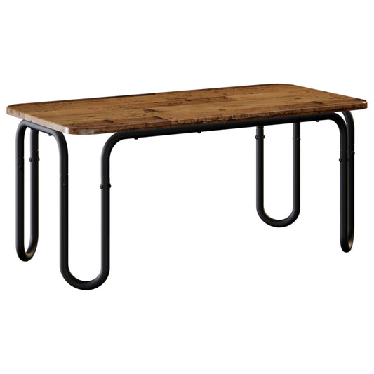 Coffee Table Old Wood 79.5 x 40 x 36 cm Engineered Wood