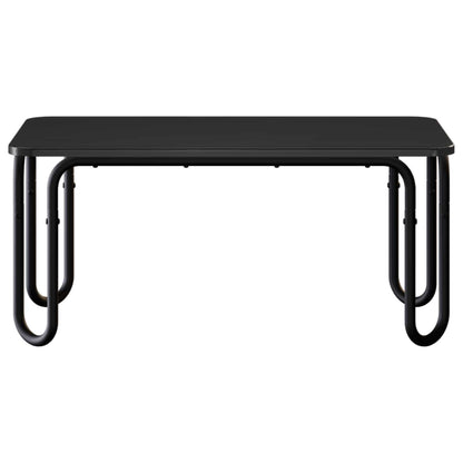 Coffee Table Black 100 x 50 x 45 cm Engineered Wood