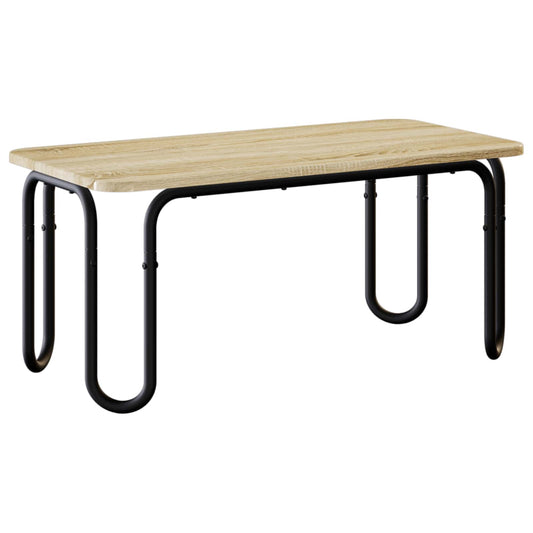Coffee Table Sonoma Oak 100 x 50 x 45 cm Engineered Wood