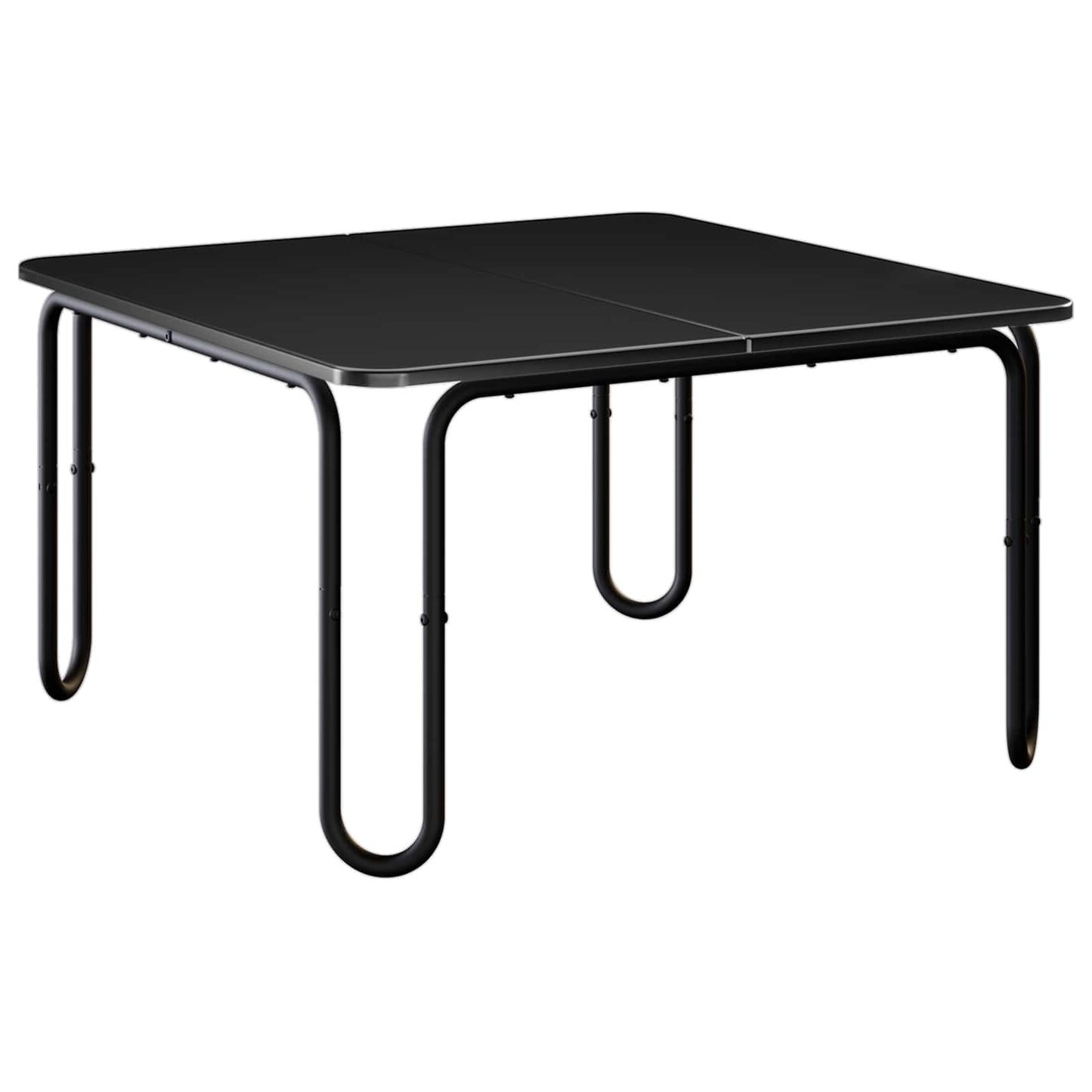 Coffee Table Black 79.5 x 79.5 x 45 cm Engineered Wood