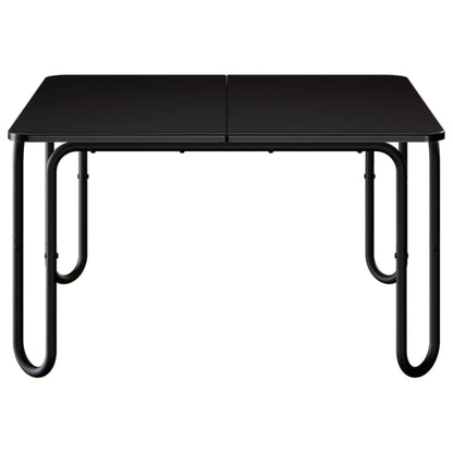Coffee Table Black 79.5 x 79.5 x 45 cm Engineered Wood