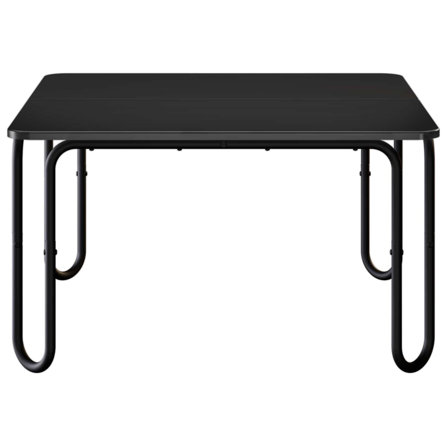 Coffee Table Black 79.5 x 79.5 x 45 cm Engineered Wood