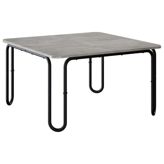 Coffee Table Concrete Grey 79.5 x 79.5 x 45 cm Engineered Wood