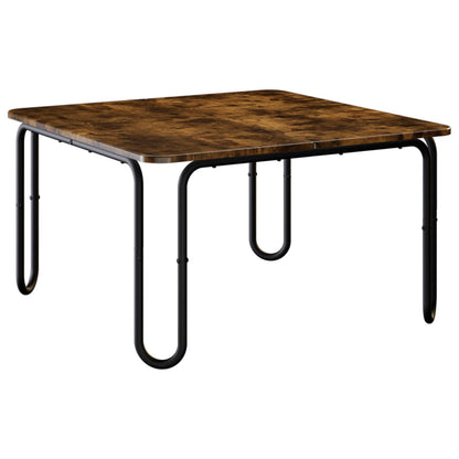 Coffee Table Smoked Oak 79.5 x 79.5 x 45 cm Engineered Wood