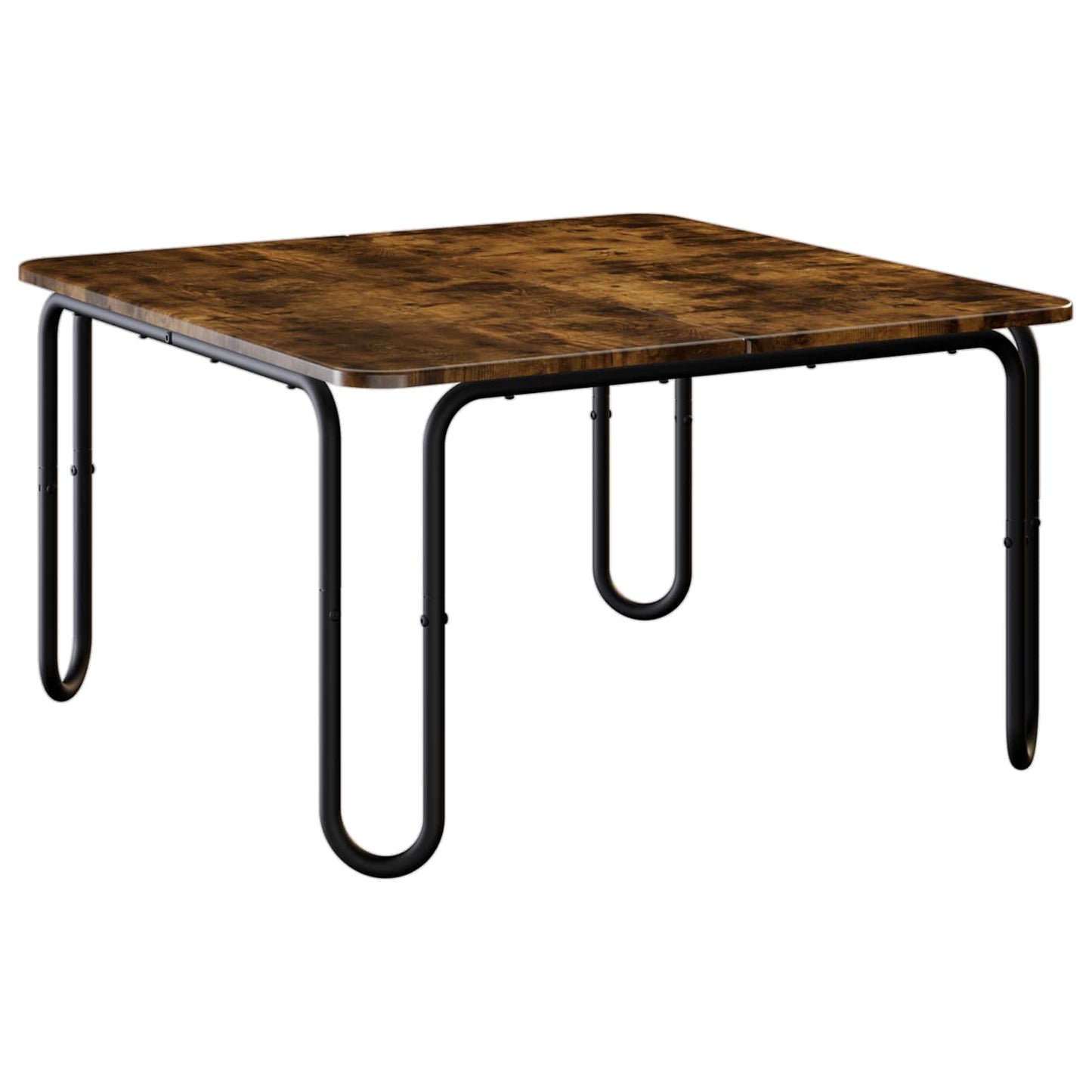 Coffee Table Smoked Oak 100 x 100 x 45 cm Engineered Wood