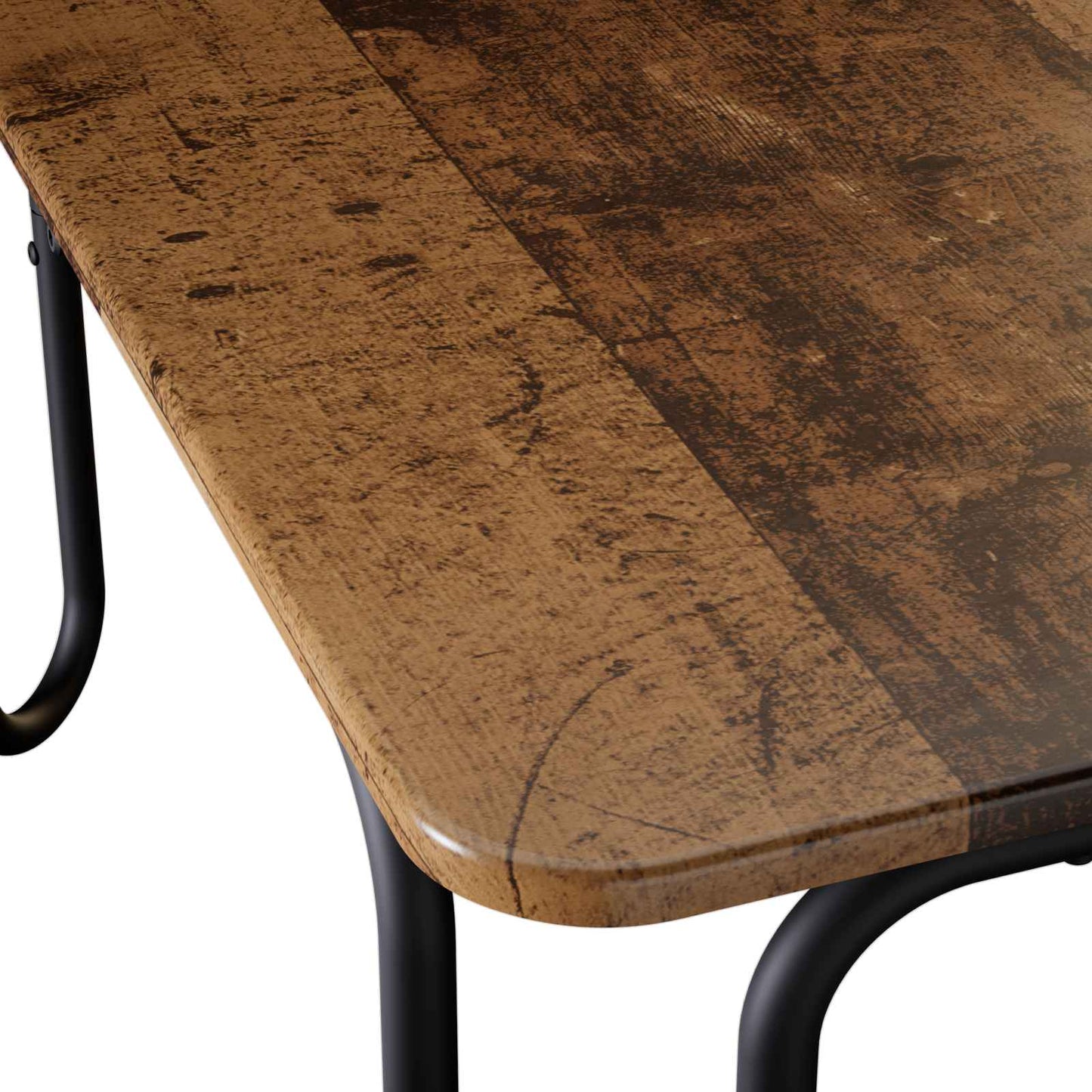Coffee Table Old Wood 100 x 100 x 45 cm Engineered Wood
