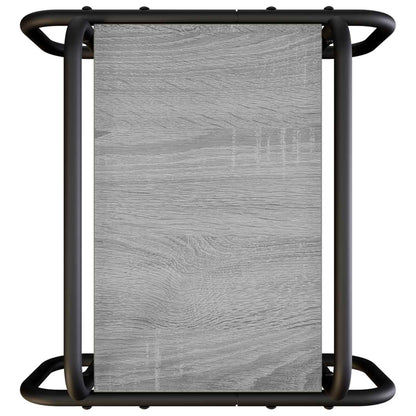 Coffee Table Grey Sonoma 40 x 40 x 51 cm Engineered Wood