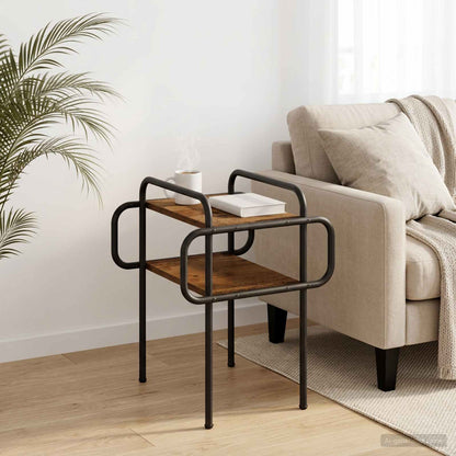 Coffee Table Old Wood 40 x 40 x 51 cm Engineered Wood