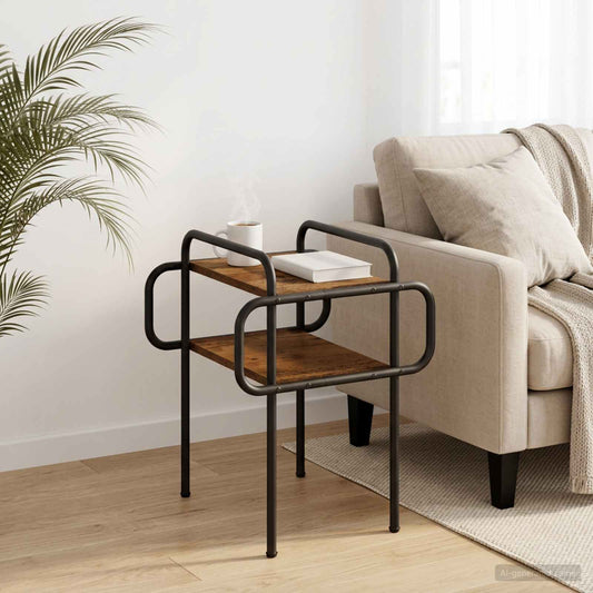 Coffee Table Old Wood 40 x 40 x 51 cm Engineered Wood