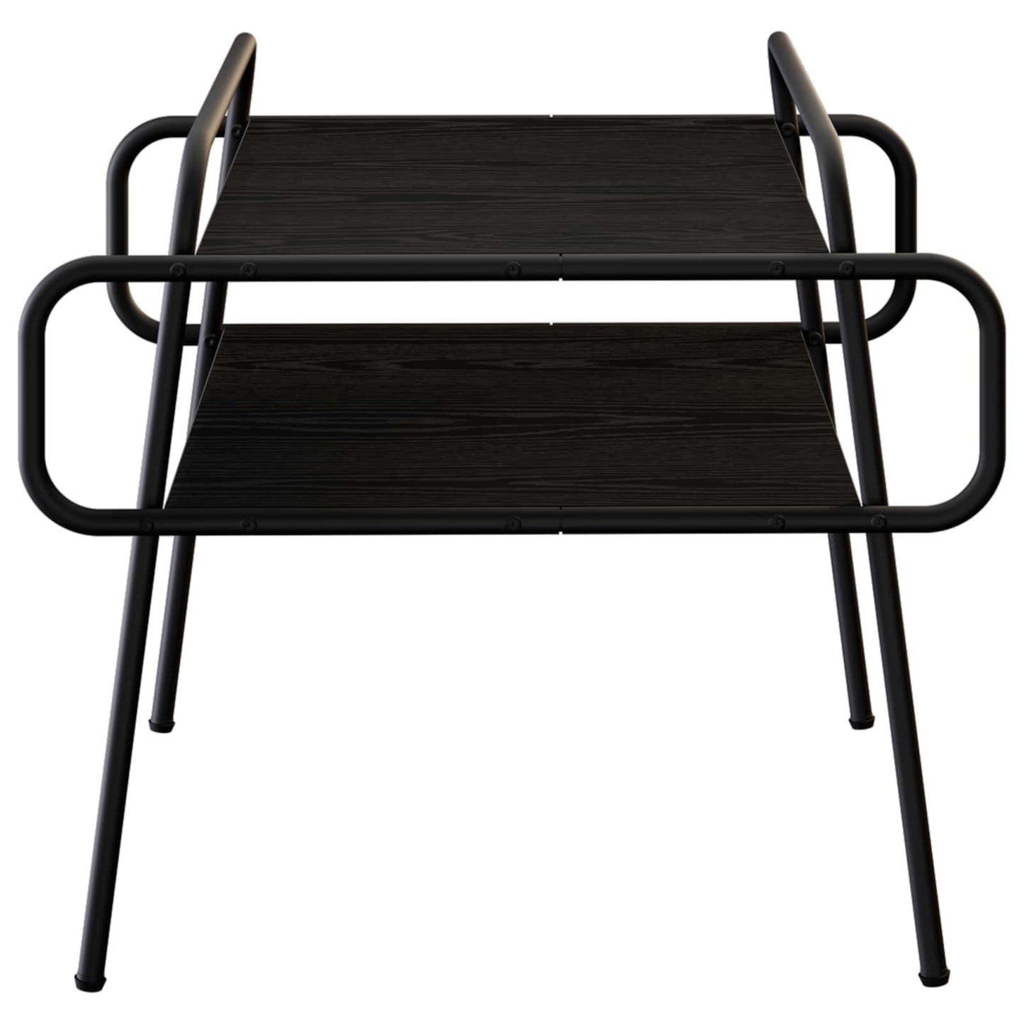 Coffee Table Black Oak 50 x 50 x 51 cm Engineered Wood