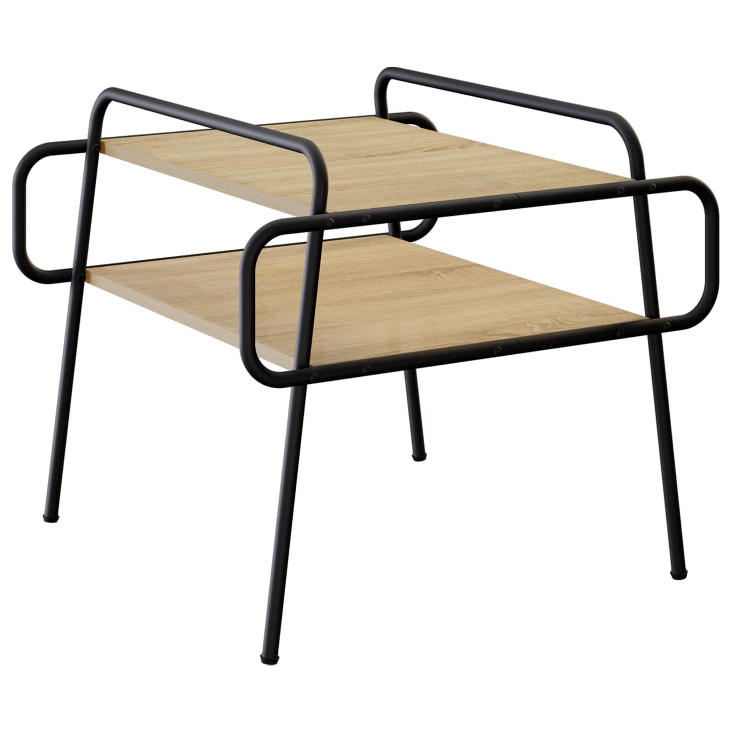 Coffee Table Sonoma Oak 50 x 50 x 51 cm Engineered Wood