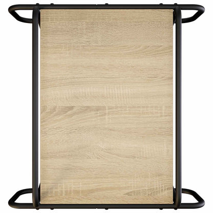 Coffee Table Sonoma Oak 50 x 50 x 51 cm Engineered Wood