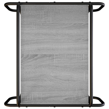 Coffee Table Grey Sonoma 50 x 50 x 51 cm Engineered Wood