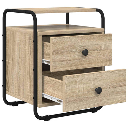 Bedside Cabinet Sonoma Oak 40 x 36.5 x 50 cm Engineered Wood