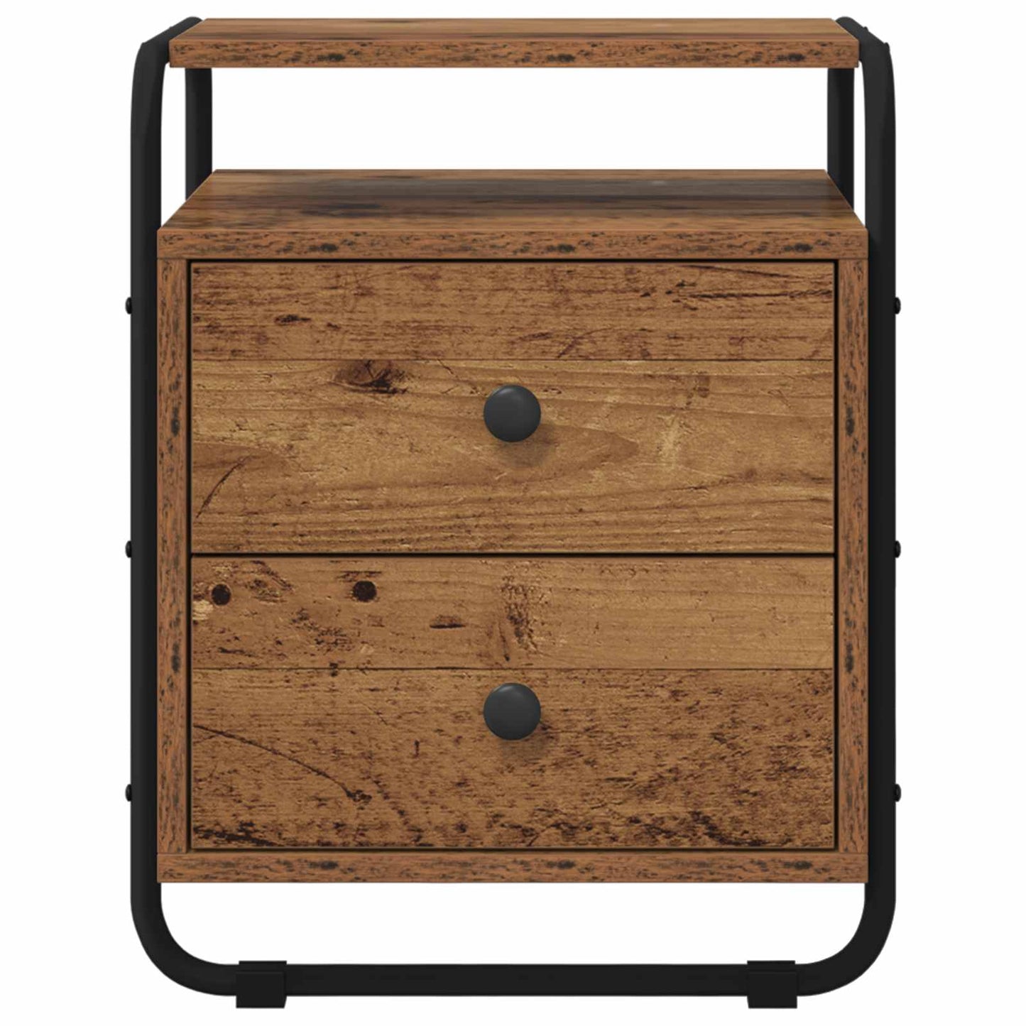 Bedside Cabinet Old Wood 40 x 36.5 x 50 cm Engineered Wood
