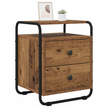 Bedside Cabinet Old Wood 40 x 36.5 x 50 cm Engineered Wood