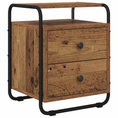 Bedside Cabinet 2 pcs Old Wood 40 x 36.5 x 50 cm