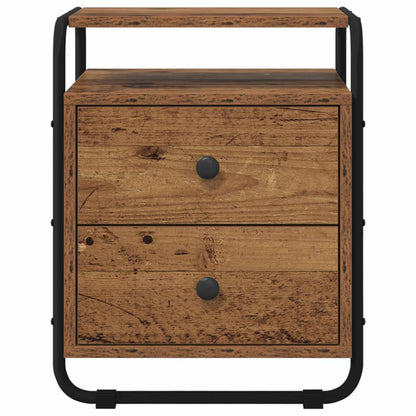 Bedside Cabinet 2 pcs Old Wood 40 x 36.5 x 50 cm