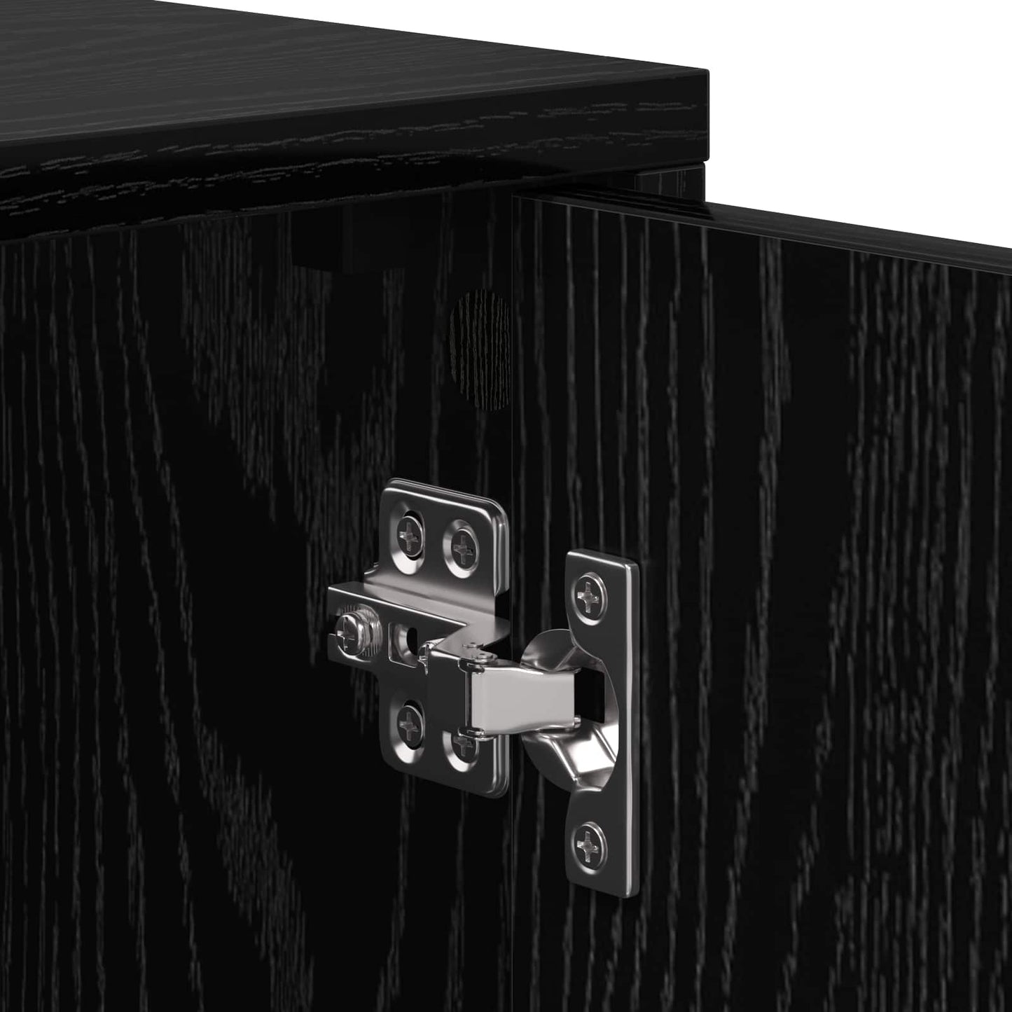 Bedside Cabinet 2 pcs Black Oak 40 x 36.5 x 50 cm
