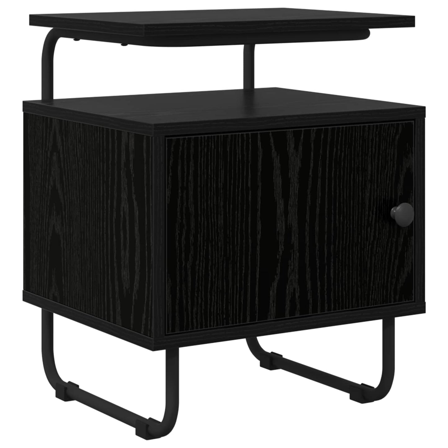 Bedside Cabinet 2 pcs Black Oak 40 x 36.5 x 50 cm