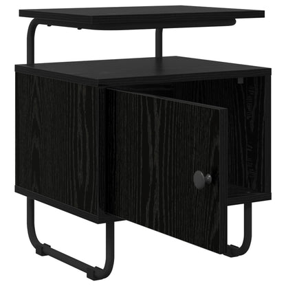 Bedside Cabinet 2 pcs Black Oak 40 x 36.5 x 50 cm