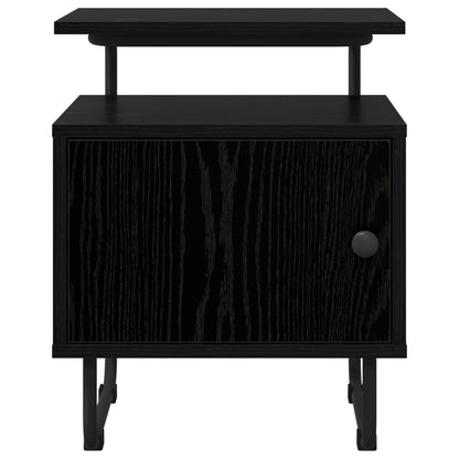Bedside Cabinet 2 pcs Black Oak 40 x 36.5 x 50 cm