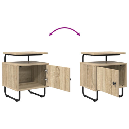 Bedside Cabinet 2 pcs Sonoma Oak 40 x 36.5 x 50 cm