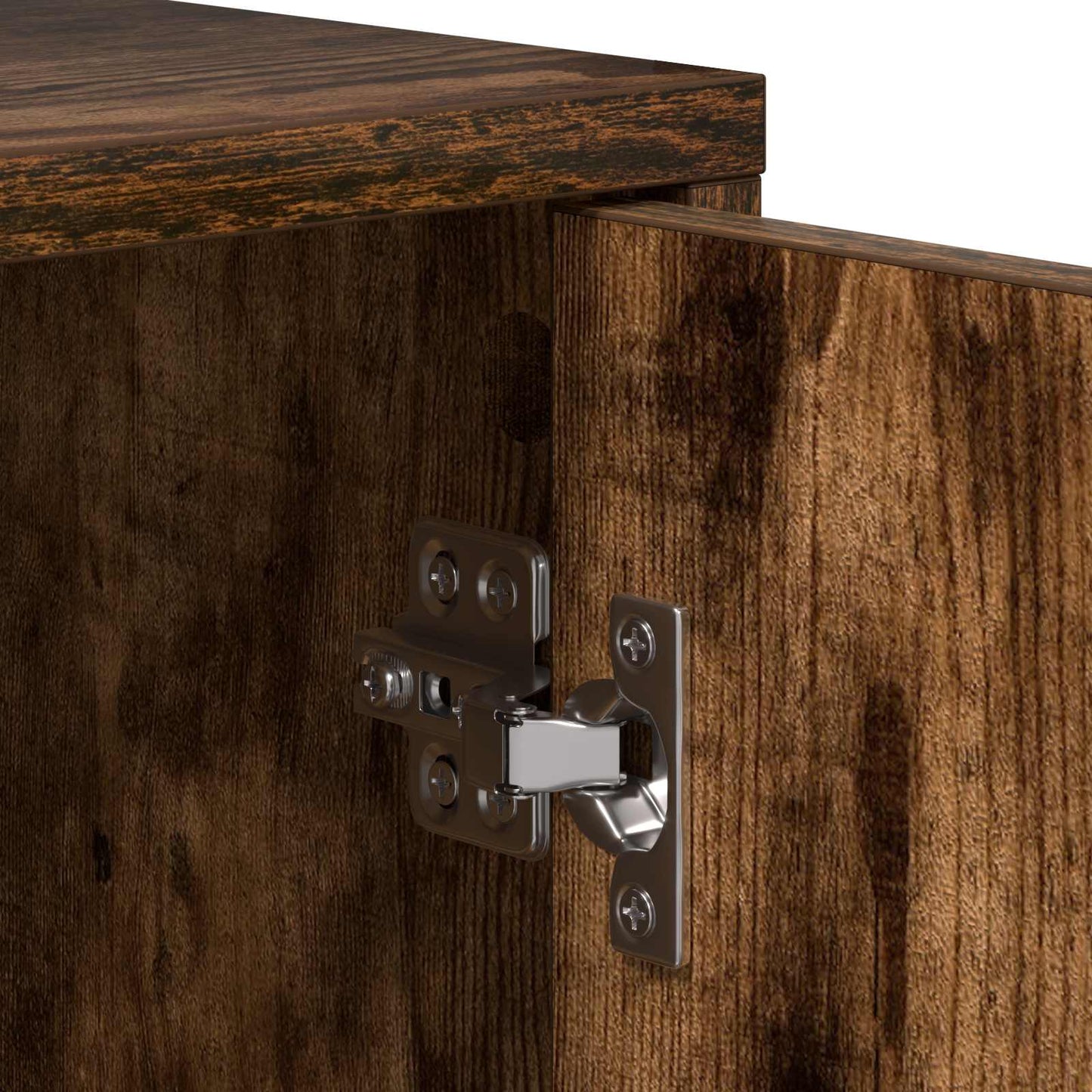 Bedside Cabinet Smoked Oak 40 x 36.5 x 50 cm Engineered Wood