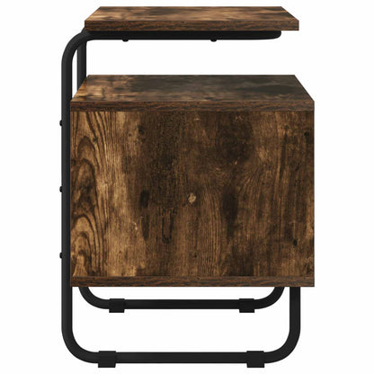 Bedside Cabinet Smoked Oak 40 x 36.5 x 50 cm Engineered Wood