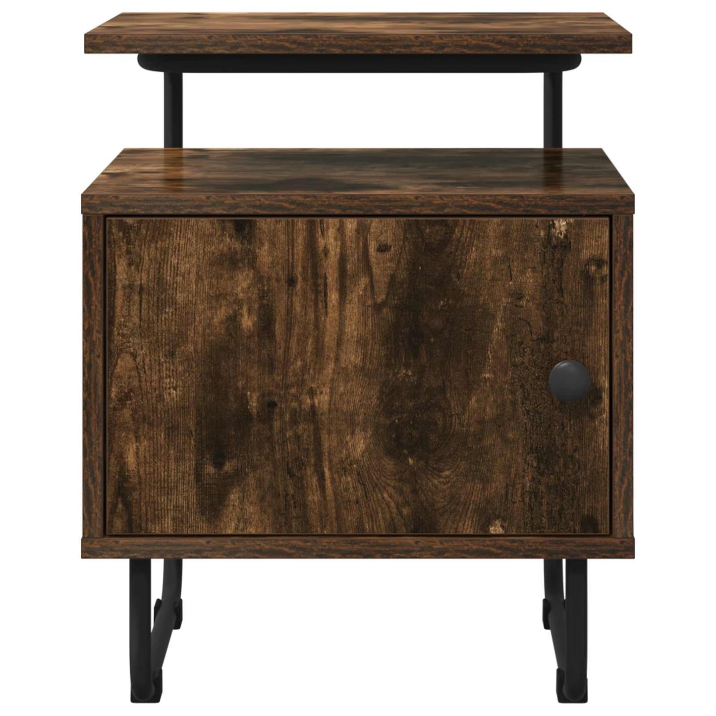 Bedside Cabinet 2 pcs Smoked Oak 40 x 36.5 x 50 cm