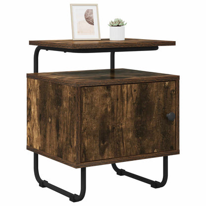 Bedside Cabinet 2 pcs Smoked Oak 40 x 36.5 x 50 cm
