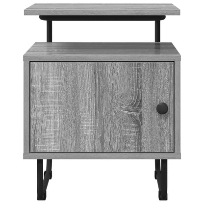 Bedside Cabinet Grey Sonoma 40 x 36.5 x 50 cm Engineered Wood