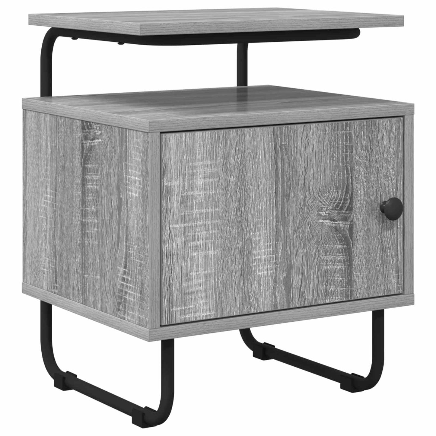 Bedside Cabinet 2 pcs Grey Sonoma 40 x 36.5 x 50 cm