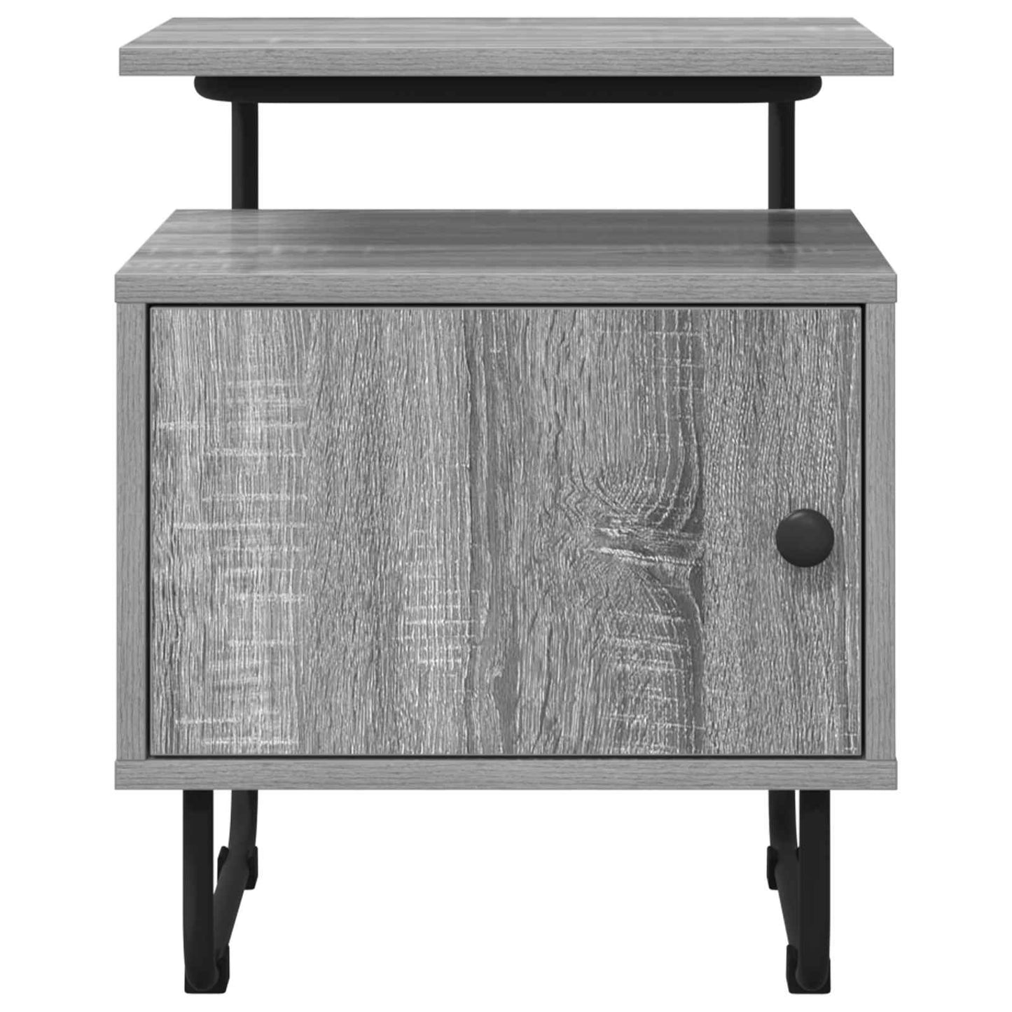 Bedside Cabinet 2 pcs Grey Sonoma 40 x 36.5 x 50 cm