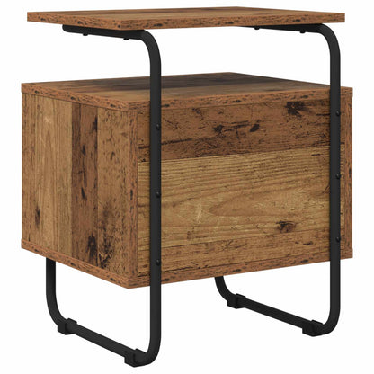 Bedside Cabinet Old Wood 40 x 36.5 x 50 cm Engineered Wood