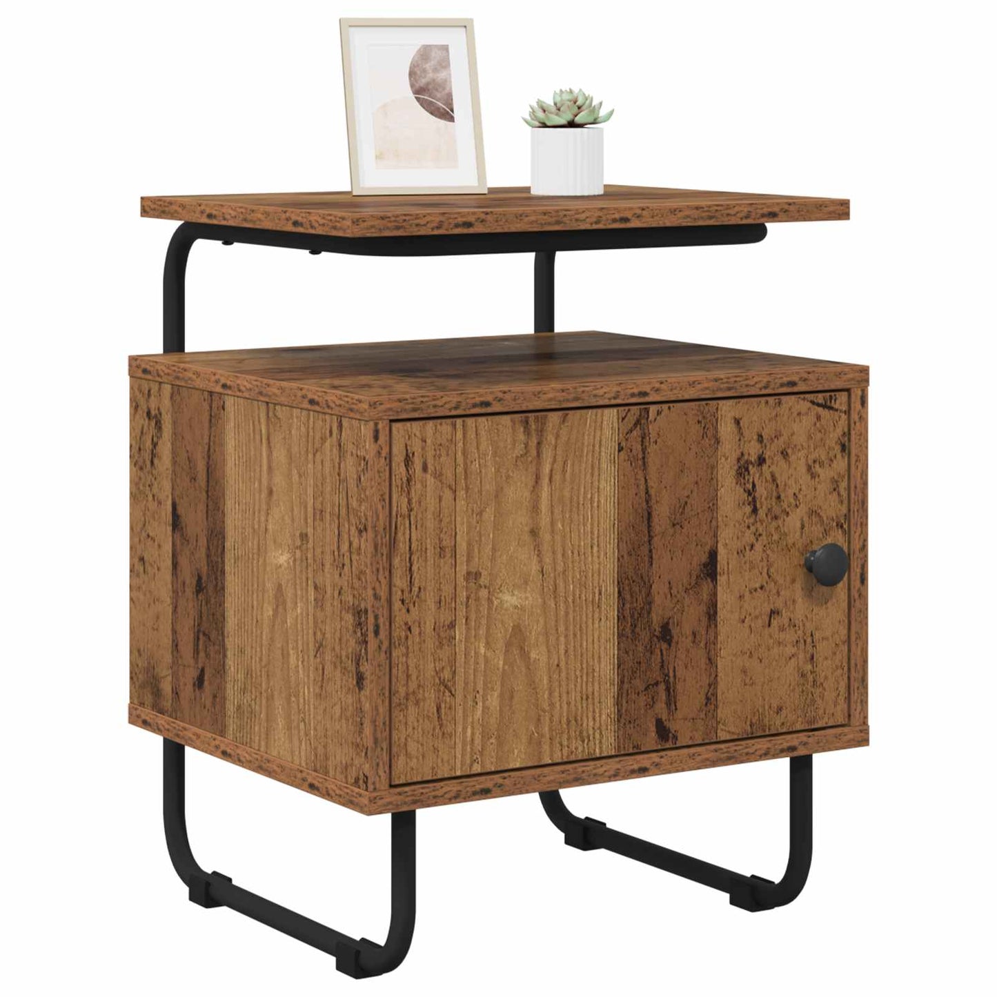 Bedside Cabinet 2 pcs Old Wood 40 x 36.5 x 50 cm