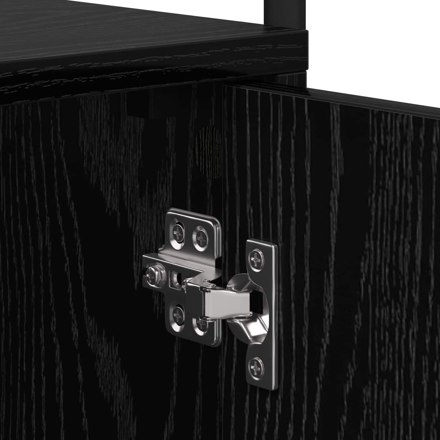 Bedside Cabinet 2 pcs Black Oak 35 x 36.5 x 61 cm