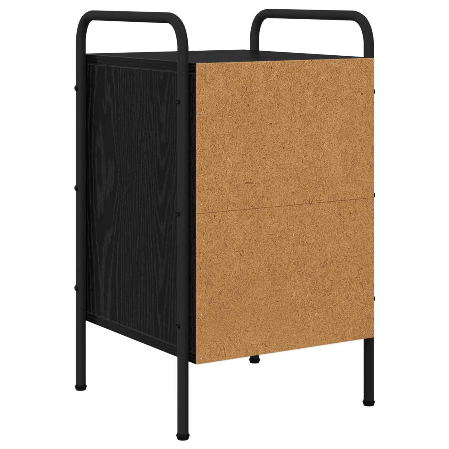 Bedside Cabinet 2 pcs Black Oak 35 x 36.5 x 61 cm
