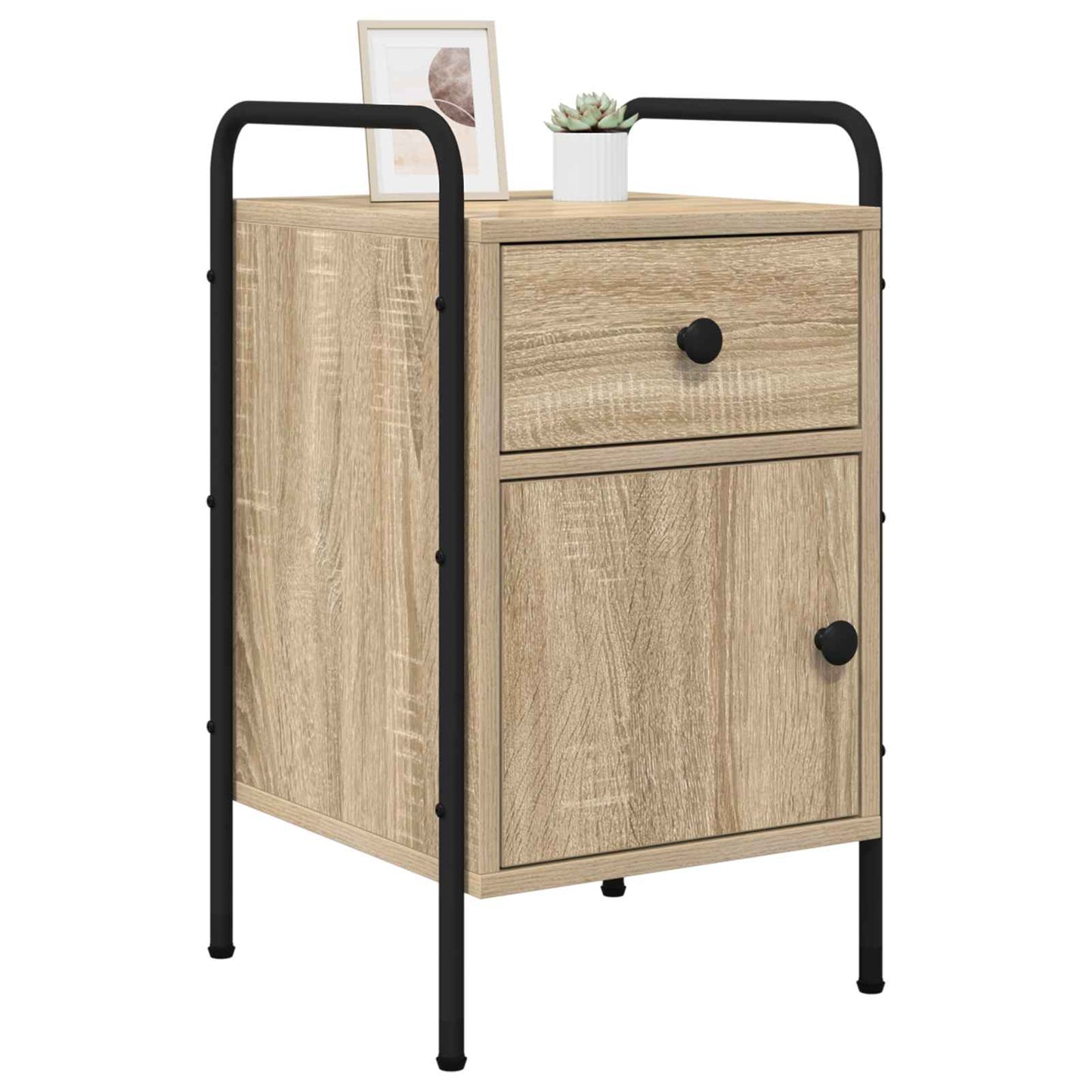 Bedside Cabinet 2 pcs Sonoma Oak 35 x 36.5 x 61 cm