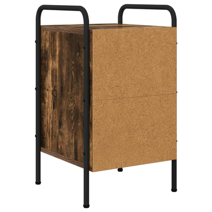 Bedside Cabinet 2 pcs Smoked Oak 35 x 36.5 x 61 cm