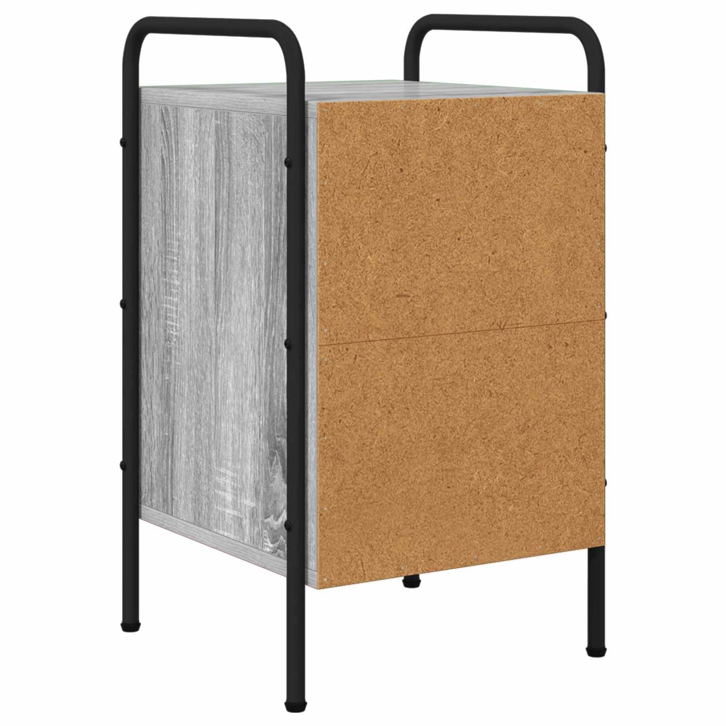 Bedside Cabinet Grey Sonoma 35 x 36.5 x 61 cm Engineered Wood