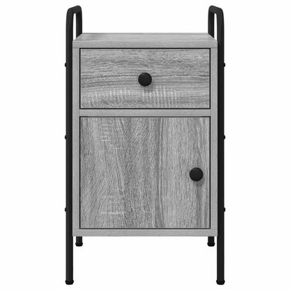 Bedside Cabinet Grey Sonoma 35 x 36.5 x 61 cm Engineered Wood