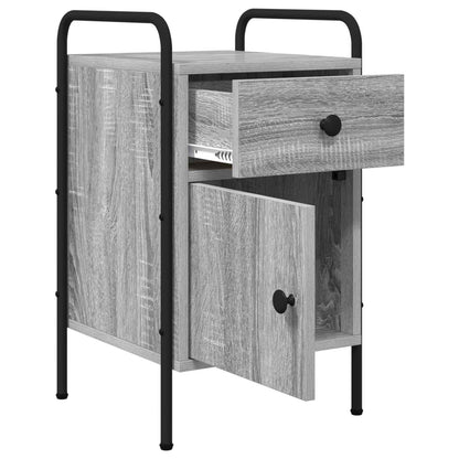 Bedside Cabinet 2 pcs Grey Sonoma 35 x 36.5 x 61 cm