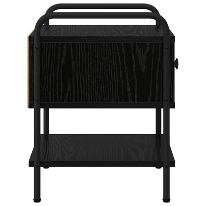 Bedside Cabinet 2 pcs Black Oak 35 x 36.5 x 47 cm