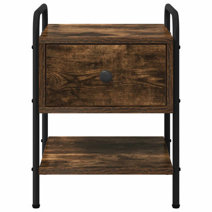 Bedside Cabinet 2 pcs Smoked Oak 35 x 36.5 x 47 cm